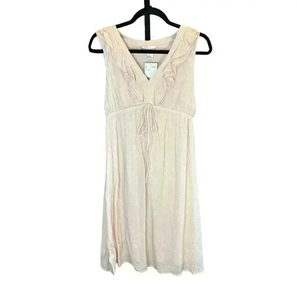 H&M Mama NWT Maternity Dress V-Neck Boho With Ruffle Detail. Size Small - Picture 1 of 10